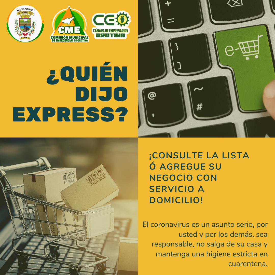 ¡CONSULTE LA LISTA Ó AGREGUE SU NEGOCIO CON SERVICIO A DOMICILIO!