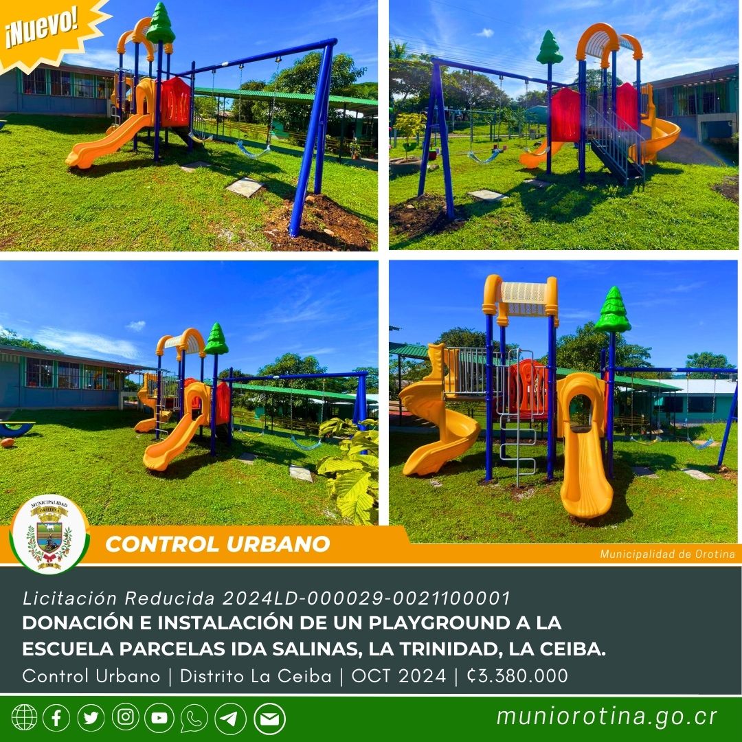 Nuevo Playground Esc. Parcelas IDA Salinas, Trinidad, Ceiba