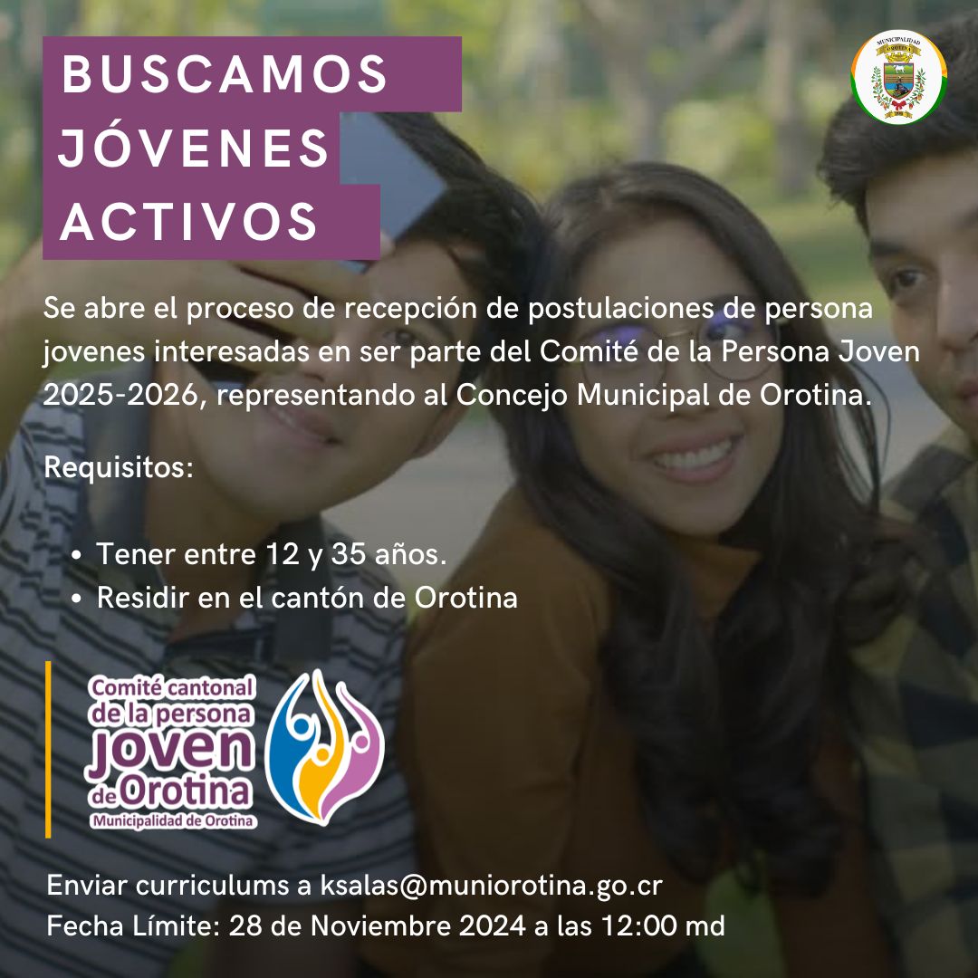 El Concejo busca Jóvenes activos